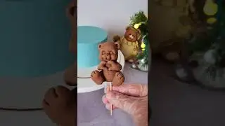 Милейший тортик на годик для малыша с Шоколадными фигурками #кондитер #торт #шоколадныйдекор