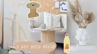 ✂️3 DIY DECO RECUP - Je customise des objets destinés à la poubelle et j'en fait des objets de déco!