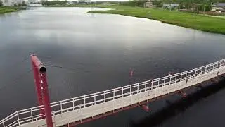 Северодвинск, Ягры - 22.06.2020 - Подвесной мост - DJI Mavic mini