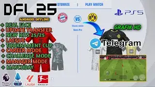 FIFA 16 MOD DFL 25 NEW UPDATE ALL TOURNAMENT TRANSFER&KITS 25/25 FULL OFFLINE [APK+OBB+DATA]