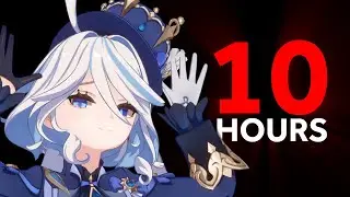 10 HOURS of Furina Caramelldansen dance.... (Animation) | Genshin Impact Meme