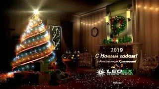 С наступающим Новым годом 2019! С уважением компания ЛЕДЕКС ЮА