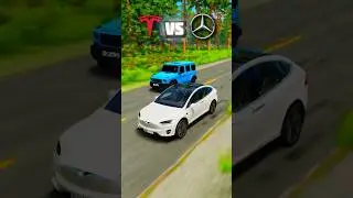 ТЕСЛА против ГЕЛИК в BeamNG Drive