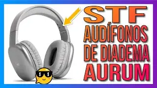 🚀 STF Audífonos De Diadema Inalámbricos Aurum, Conexión Bluetooth 5 0