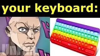 The Rock React to Keyboards | 2D Animation Meme