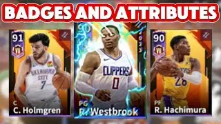 🔴RUSSELL, RUI, and CHET - ALL BADGES AND ATTRIBUTES🔥 #nbainfinite