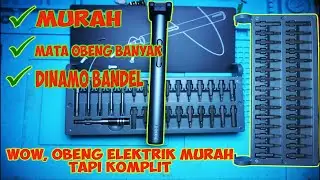 Unboxing obeng elektrik portable|uji kekuatan dinamo