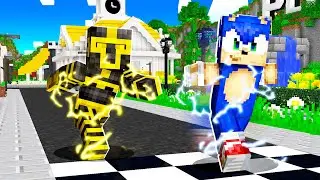 MASSI PARTICIPATES IN A RACE AGAINST SONIC IN MINECRAFT 😱