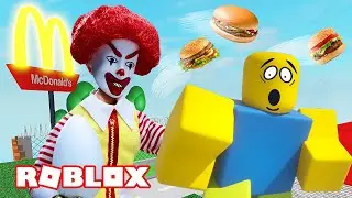🍟 КАК Я СБЕЖАЛ ИЗ МАКДОНАЛЬДС 🍔 РОБЛОКС ПАРКУР