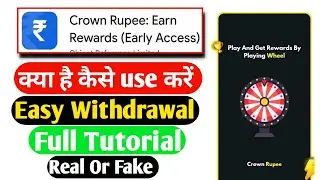 Crown rupee app | crown rupee earn rewards | crown rupee earn rewards (early access) | m ki tech