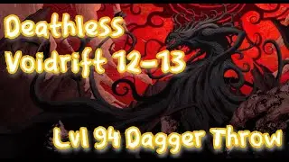 Undecember : No deaths Voidrift 12 & 13 Lvl 94 Dagger throw