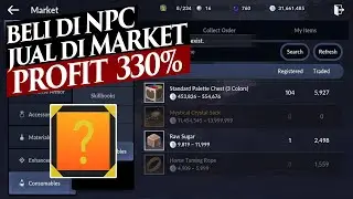 Tips Cari Silver Dari Jual Beli Item di Market Black Desert Mobile