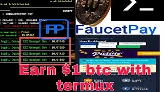 Termux script| earn LTC BTC DOGE TRX for free |100% work