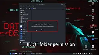 Kali Linux-solve “root folder permission denied “ file access in kali root permission #kali #linux