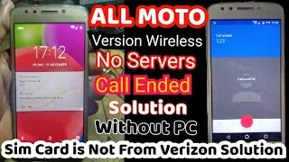 new 2023.All Moto sim card is not from Verizon wireless..All Motorola no servers After  reset