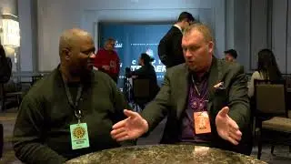 Travelblock CEO Douglas Saunders at the Bitcoin Superconference