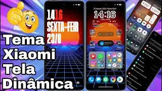 Novo Tema Xiaomi Ícones Estilo POCO, Central de Controle HyperOs @CiclopeTech