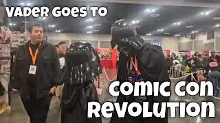 Attending Comic Con Revolution 2024 As Darth Vader In Ontario California