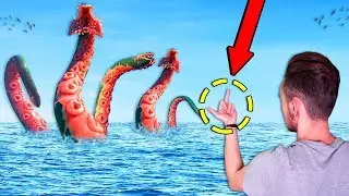 УВИДЕЛ САМОГО БОЛЬШОГО КРАКЕНА В ОКЕАНЕ! | Рафт ВЫЖИВАНИЕ