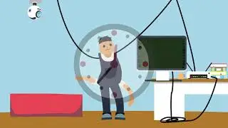 Шейповая 2D-анимация (видеонаблюдение)