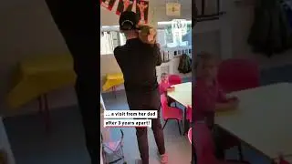 This dad surprised his daughter after three years apart! 