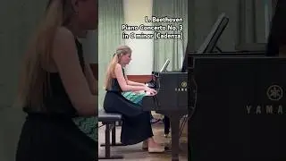 L.V. Beethoven, Piano Concerto No. 3 (in C minor) - Cadenza (1st movement). Sofiya Petrova