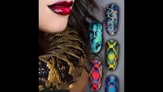 РЕПТИЛИЯ НА НОГТЯХ 💅💅💅ЗМЕИНЫЙ ПРИНТ