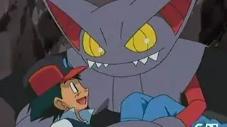 Ash's Gligar evolves into Gliscor!