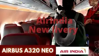 AirIndia upgraded A320 series | New livery | Delhi to Bengaluru