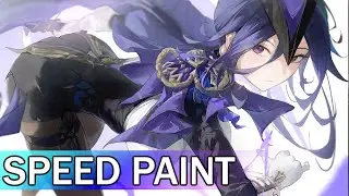 SPEED PAINT -【Clorinde】Genshin Impact
