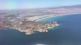 Atterraggio a Cagliari - Landing in Cagliari Sardinia