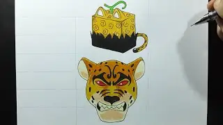 how to draw Leopard Blox Fruits