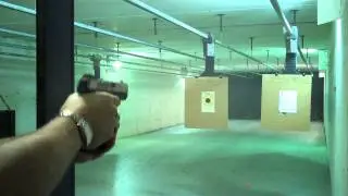 Rapid-firing Ruger SR40 gun with Galloway Precision trigger