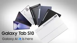 Samsung Galaxy Tab S10 with brand new cases and screen cover