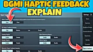 Haptic Feedback In Bgmi | Pubg Haptic Feedback System Explain In Hindi | Haptic Feedback System