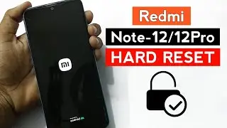 Redmi Note 12/12 pro hard reset | How to hard reset Redmi note 12 (WITHOUT PC 2023).