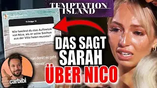 Sarah mit Statement zu Nico Legat 😵 Temptation Island 2023