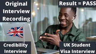 UK Student visa Interview |Credibility Interview |CAS interview | University of West Scotland