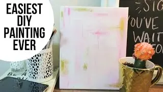 How To: Easy Modern Painting | DIY Home Decor
