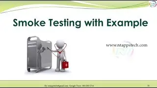 Smoke Testing with real-time example for a fresher.