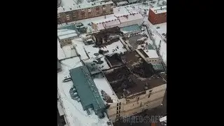 Съемка с телефона  изнутри тц зимняя вишня Кемерово во время пожара. подпишись.