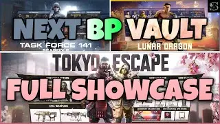 CODM Next Season 2 BP Vault Showcase | Lunar Dragon BP | Task Force 141 BP | Tokyo Escape BP CODM