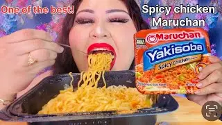 Maruchan YAKISOBA Spicy Chicken flavor! Truly one of the best Maruchan 😋