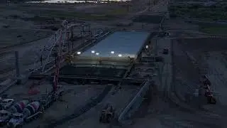 Project Spotlight: Town of Gilbert Ocotillo Road Improvements, Ocotillo Bridge Deck Pour