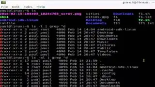 How to list only directories in Ubuntu