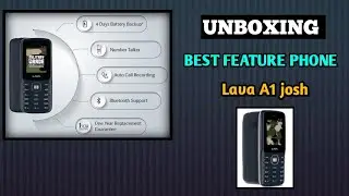 UNBOXING LAVA A1 JOSH 2021 | Keypad mobile | Best feature phone |