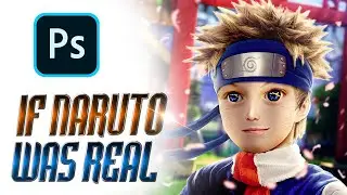 Making Naruto Real in Photoshop!