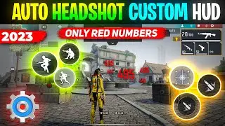 Best 2 Finger Custom HUD Free Fire 🔥| New Control Settings 2023 | 2 Finger Headshot Setting