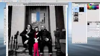 Photoshop CS4 Colorize a Black & White image