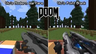 Minecraft: Doom Edition - Vic's Modern Warfare 2.0 vs Vic's Point Blank | All Doom Weapons